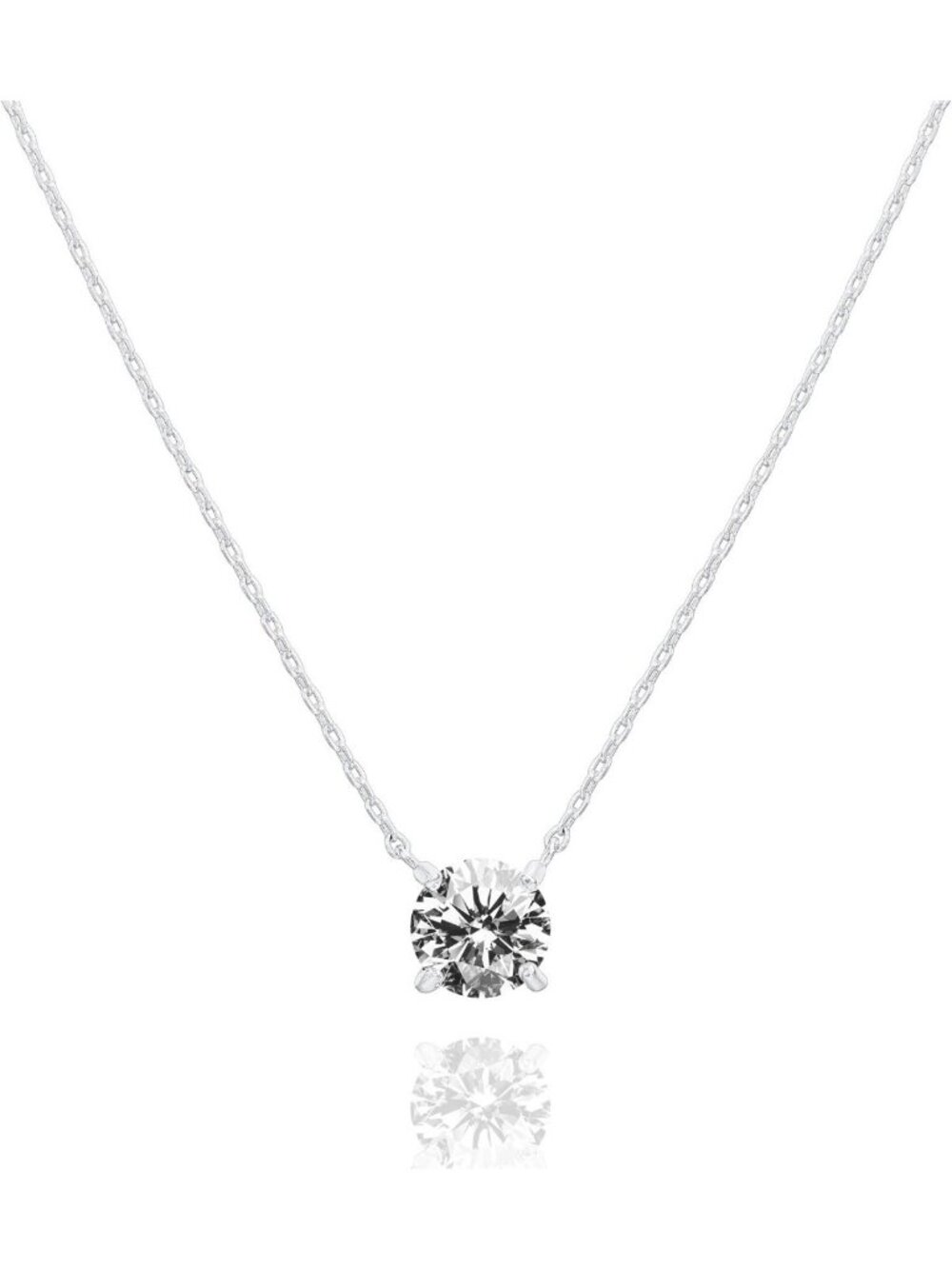 Dainty 14K Gold Plated Crystal Choker Necklace | 1.5 Carat Cubic Zirconia